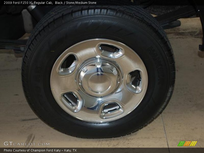 Black / Stone/Medium Stone 2009 Ford F150 XL Regular Cab