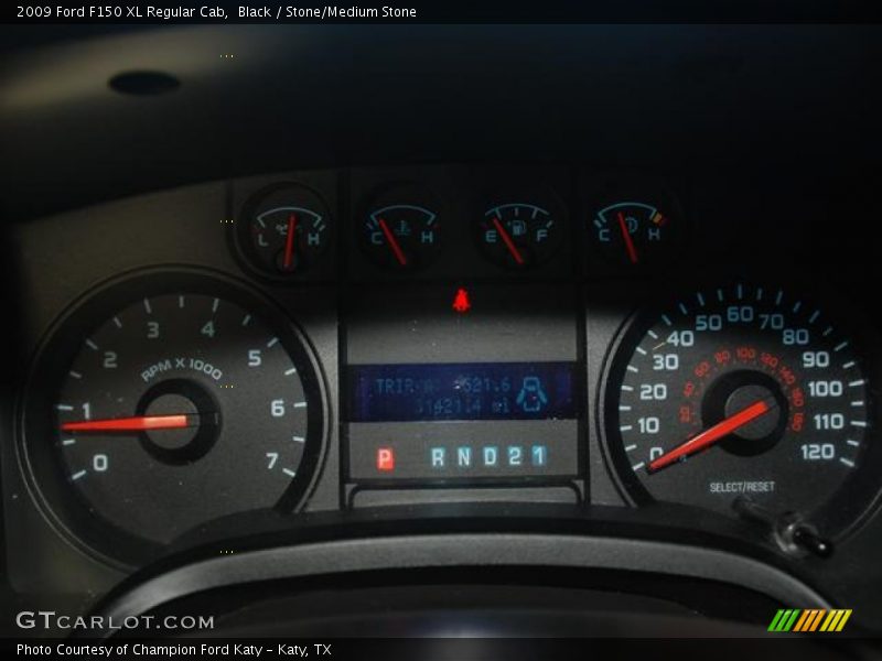Black / Stone/Medium Stone 2009 Ford F150 XL Regular Cab