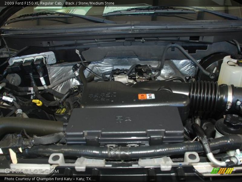 Black / Stone/Medium Stone 2009 Ford F150 XL Regular Cab