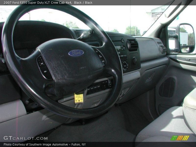 Black / Black 2007 Ford F350 Super Duty XLT Crew Cab 4x4