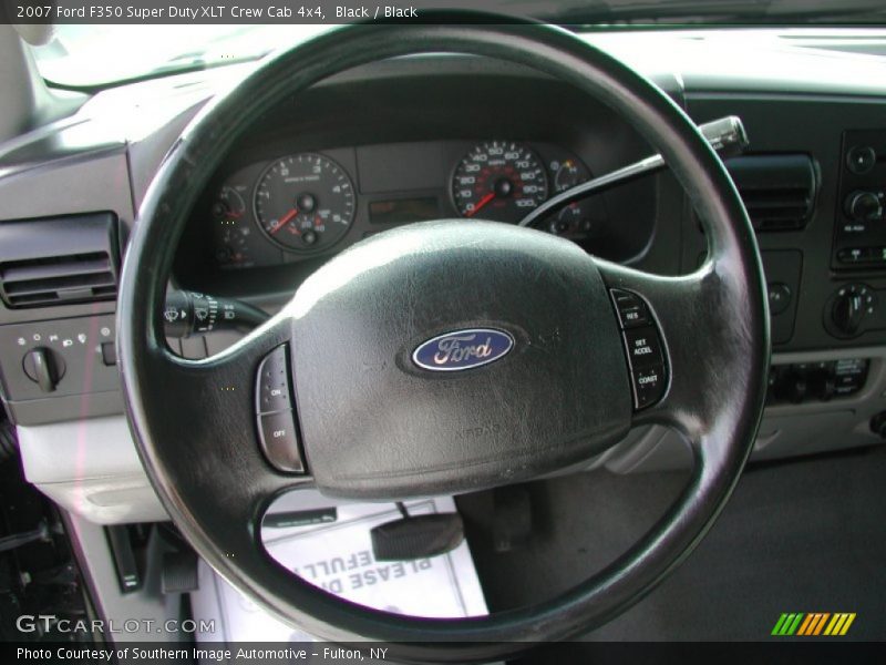 Black / Black 2007 Ford F350 Super Duty XLT Crew Cab 4x4