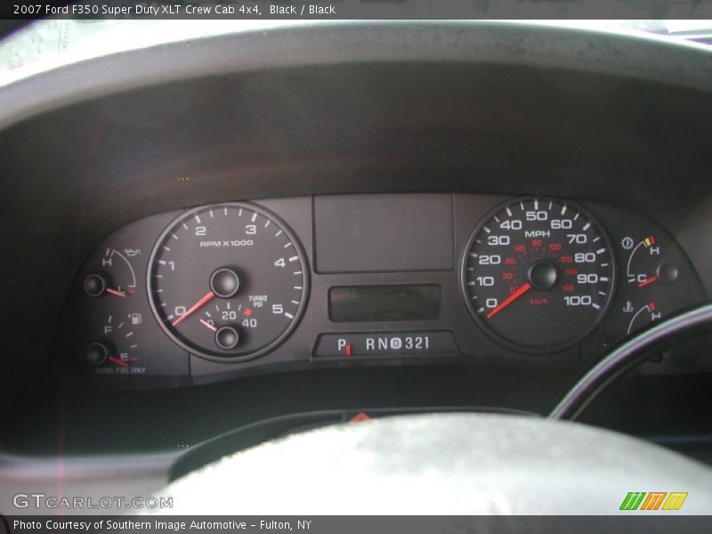 Black / Black 2007 Ford F350 Super Duty XLT Crew Cab 4x4