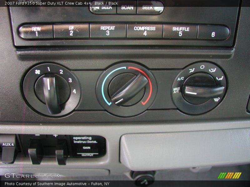 Black / Black 2007 Ford F350 Super Duty XLT Crew Cab 4x4
