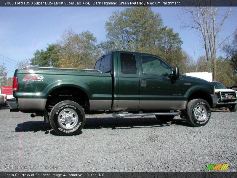  2003 F350 Super Duty Lariat SuperCab 4x4 Dark Highland Green Metallic
