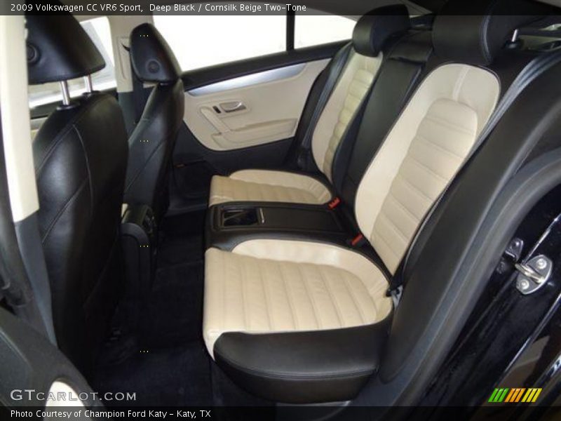 Deep Black / Cornsilk Beige Two-Tone 2009 Volkswagen CC VR6 Sport