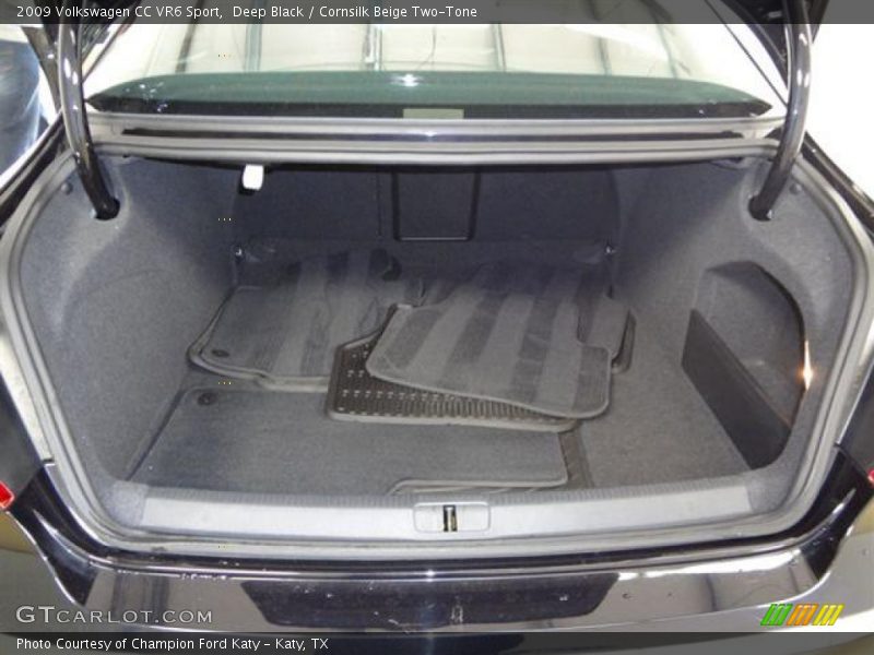 Deep Black / Cornsilk Beige Two-Tone 2009 Volkswagen CC VR6 Sport