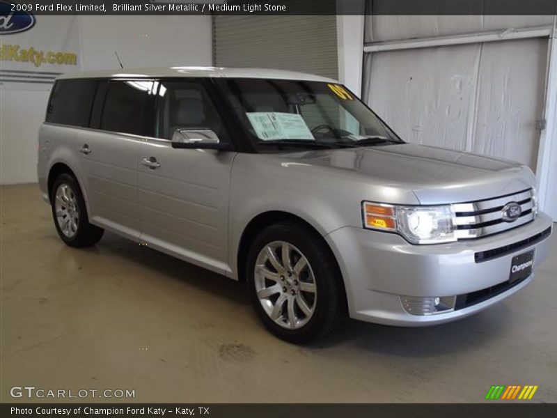 Brilliant Silver Metallic / Medium Light Stone 2009 Ford Flex Limited