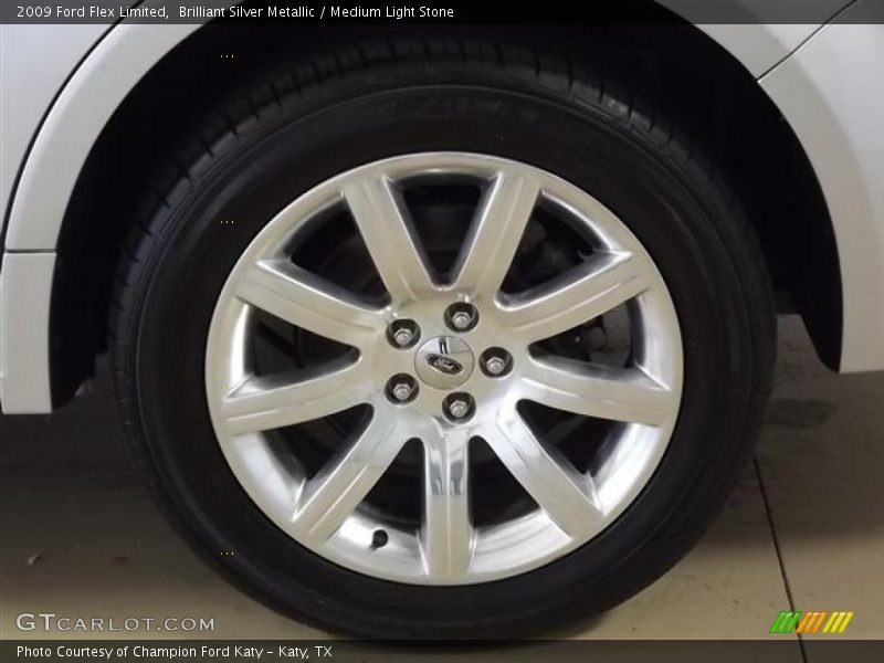 Brilliant Silver Metallic / Medium Light Stone 2009 Ford Flex Limited