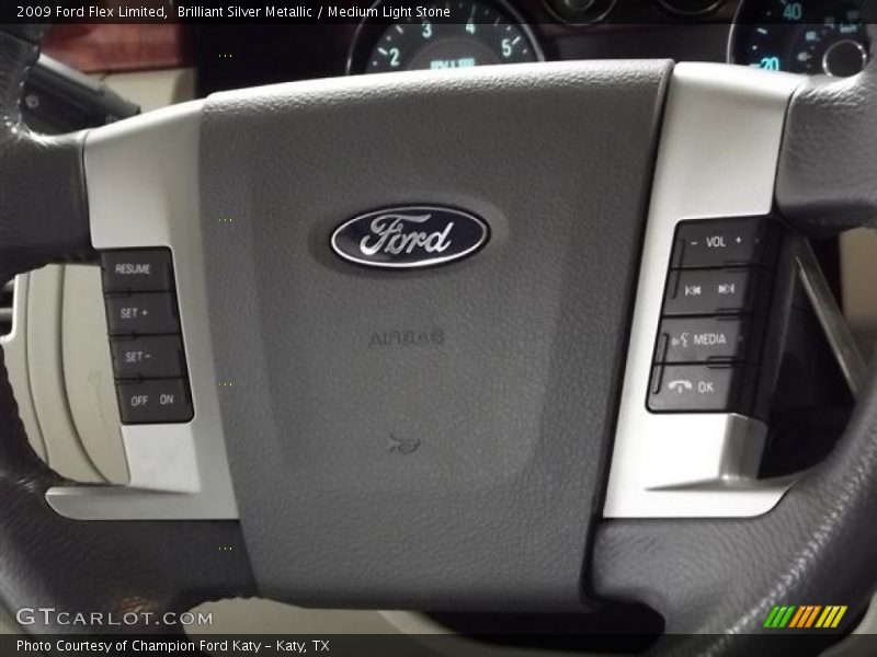 Brilliant Silver Metallic / Medium Light Stone 2009 Ford Flex Limited