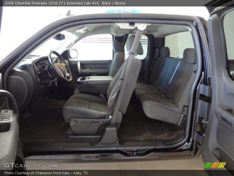  2008 Silverado 1500 Z71 Extended Cab 4x4 Ebony Interior