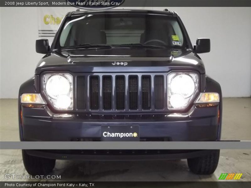 Modern Blue Pearl / Pastel Slate Gray 2008 Jeep Liberty Sport