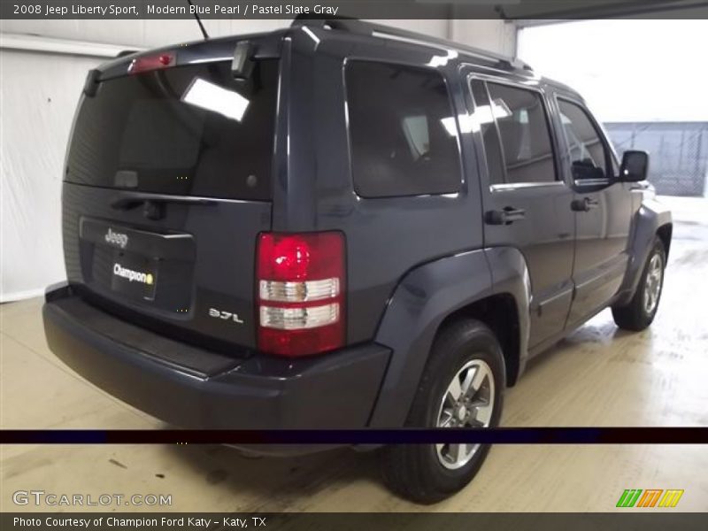 Modern Blue Pearl / Pastel Slate Gray 2008 Jeep Liberty Sport