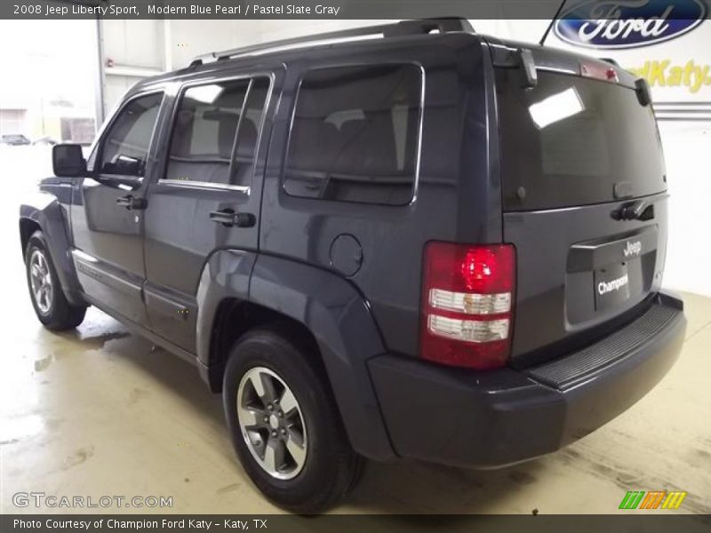 Modern Blue Pearl / Pastel Slate Gray 2008 Jeep Liberty Sport