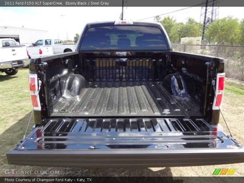 Ebony Black / Steel Gray 2011 Ford F150 XLT SuperCrew