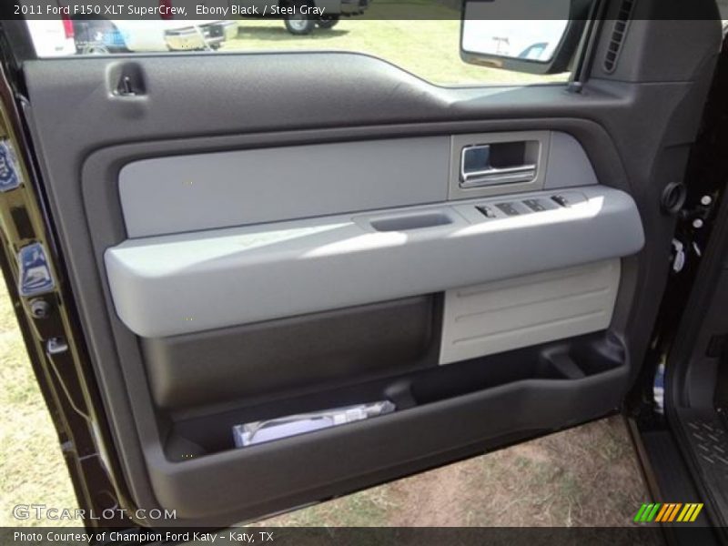 Ebony Black / Steel Gray 2011 Ford F150 XLT SuperCrew