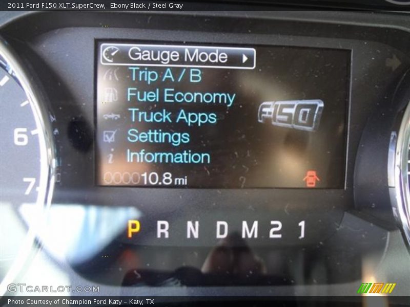 Ebony Black / Steel Gray 2011 Ford F150 XLT SuperCrew