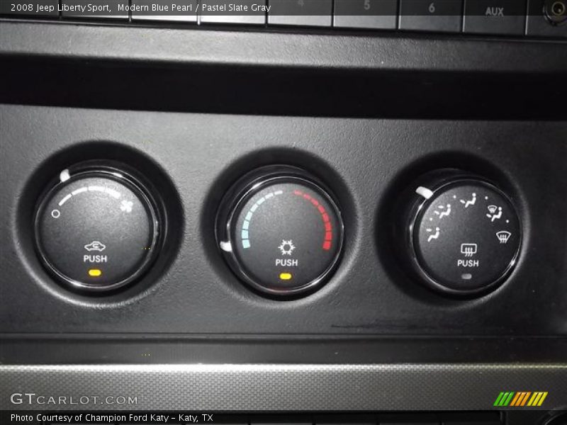 Modern Blue Pearl / Pastel Slate Gray 2008 Jeep Liberty Sport