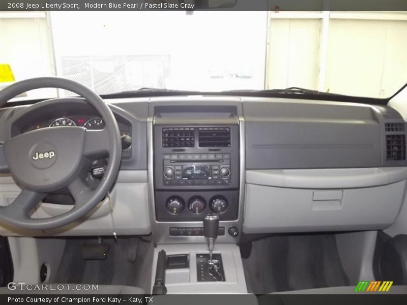 Modern Blue Pearl / Pastel Slate Gray 2008 Jeep Liberty Sport