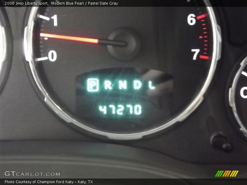 Modern Blue Pearl / Pastel Slate Gray 2008 Jeep Liberty Sport