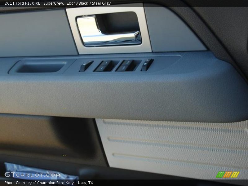 Ebony Black / Steel Gray 2011 Ford F150 XLT SuperCrew