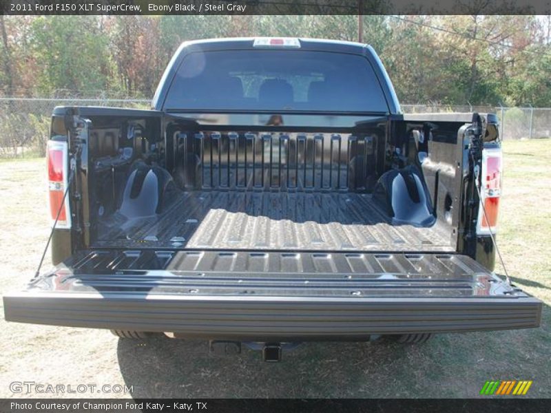 Ebony Black / Steel Gray 2011 Ford F150 XLT SuperCrew