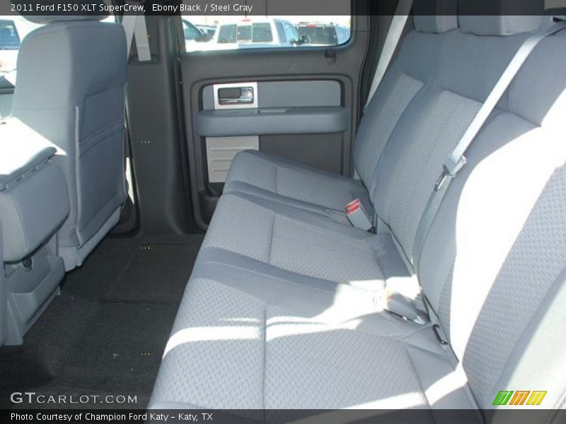 Ebony Black / Steel Gray 2011 Ford F150 XLT SuperCrew