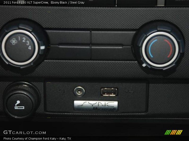 Ebony Black / Steel Gray 2011 Ford F150 XLT SuperCrew