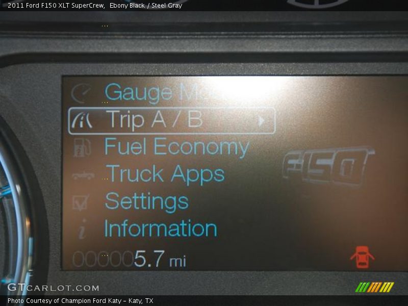 Ebony Black / Steel Gray 2011 Ford F150 XLT SuperCrew