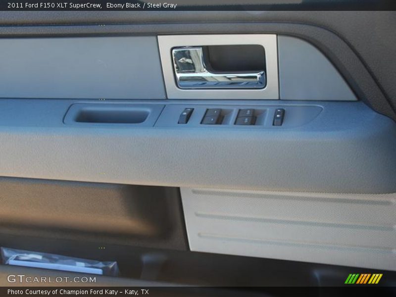 Ebony Black / Steel Gray 2011 Ford F150 XLT SuperCrew