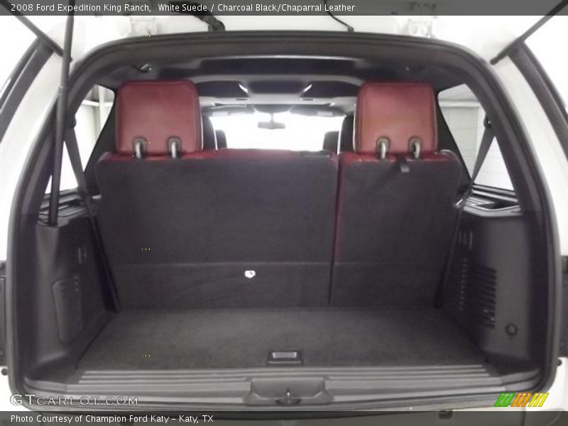White Suede / Charcoal Black/Chaparral Leather 2008 Ford Expedition King Ranch