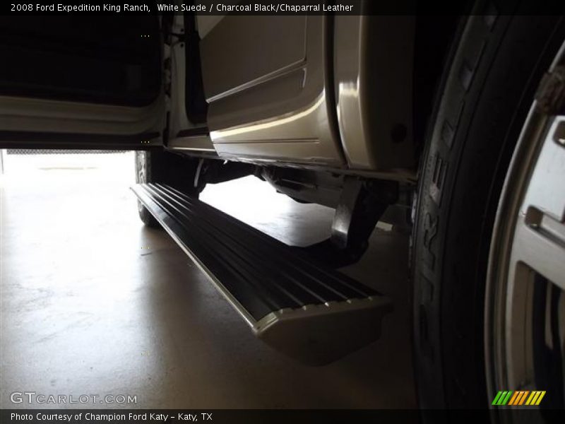 White Suede / Charcoal Black/Chaparral Leather 2008 Ford Expedition King Ranch