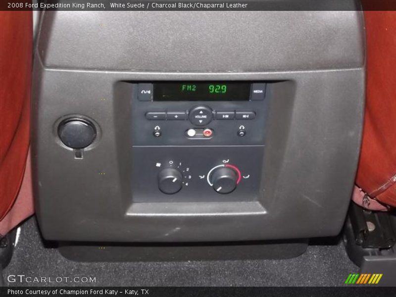 White Suede / Charcoal Black/Chaparral Leather 2008 Ford Expedition King Ranch
