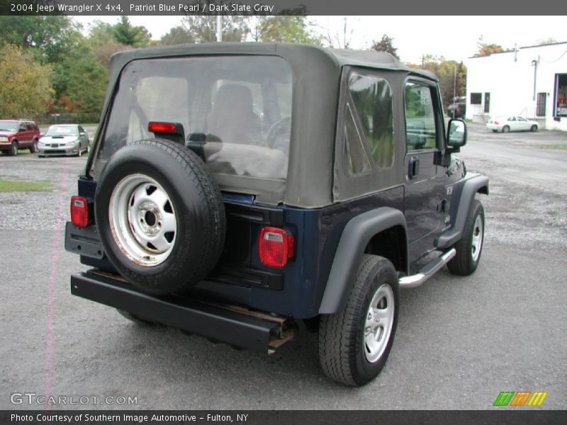 Patriot Blue Pearl / Dark Slate Gray 2004 Jeep Wrangler X 4x4