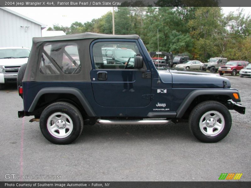 Patriot Blue Pearl / Dark Slate Gray 2004 Jeep Wrangler X 4x4