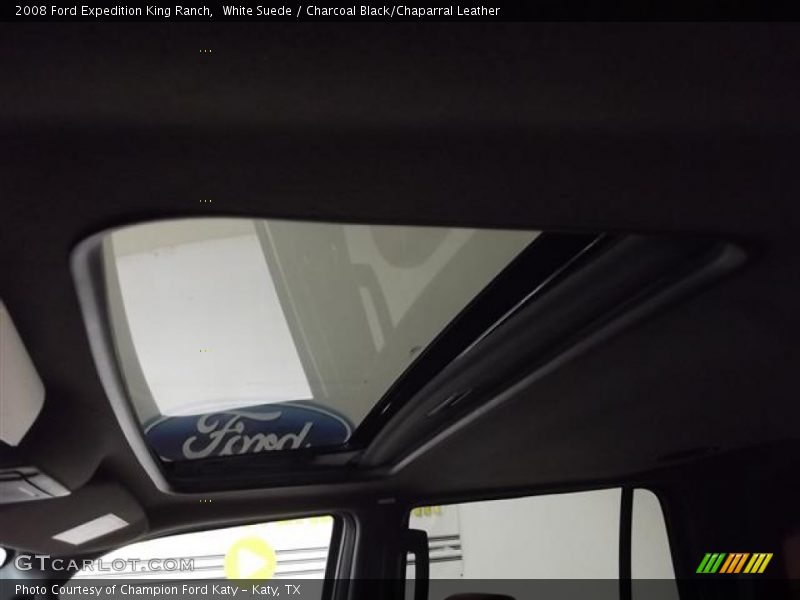 White Suede / Charcoal Black/Chaparral Leather 2008 Ford Expedition King Ranch