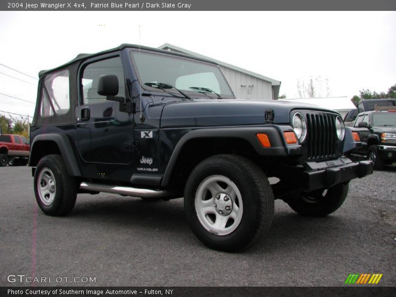 Patriot Blue Pearl / Dark Slate Gray 2004 Jeep Wrangler X 4x4