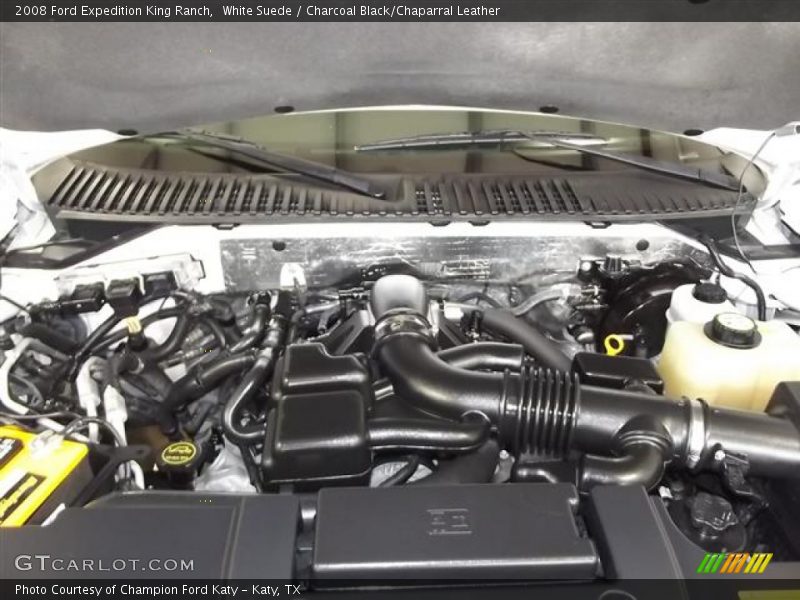 White Suede / Charcoal Black/Chaparral Leather 2008 Ford Expedition King Ranch