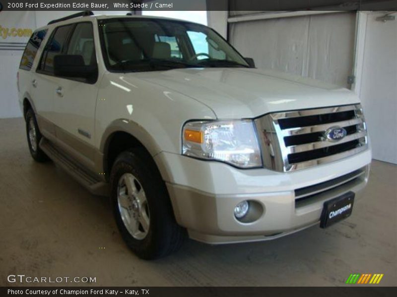 White Suede / Camel 2008 Ford Expedition Eddie Bauer