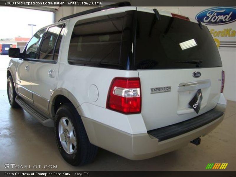 White Suede / Camel 2008 Ford Expedition Eddie Bauer