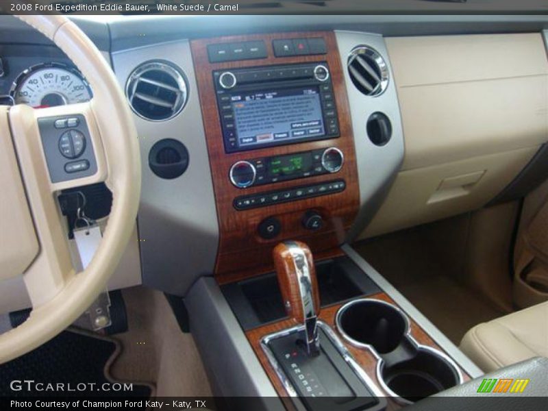 White Suede / Camel 2008 Ford Expedition Eddie Bauer