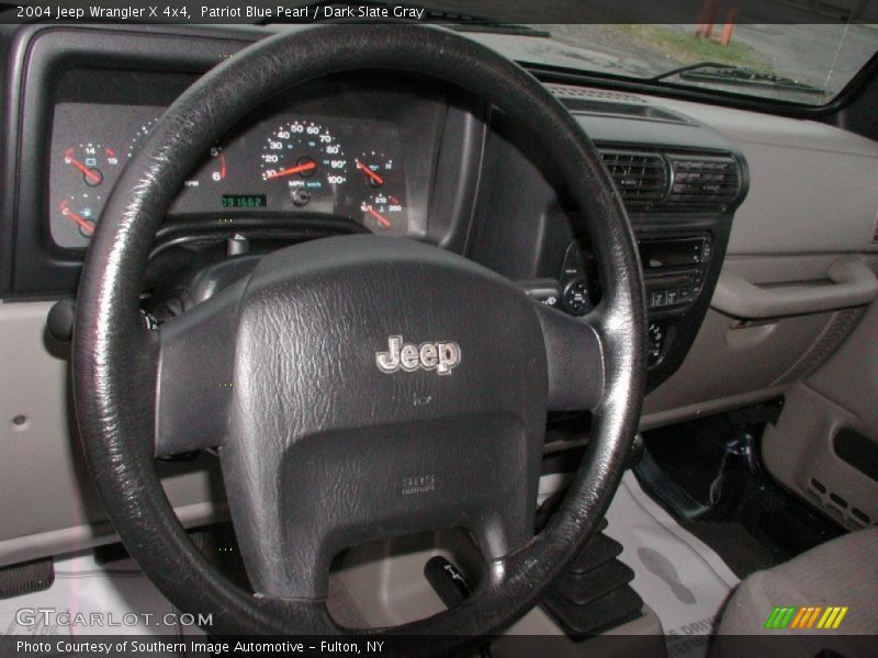 Patriot Blue Pearl / Dark Slate Gray 2004 Jeep Wrangler X 4x4