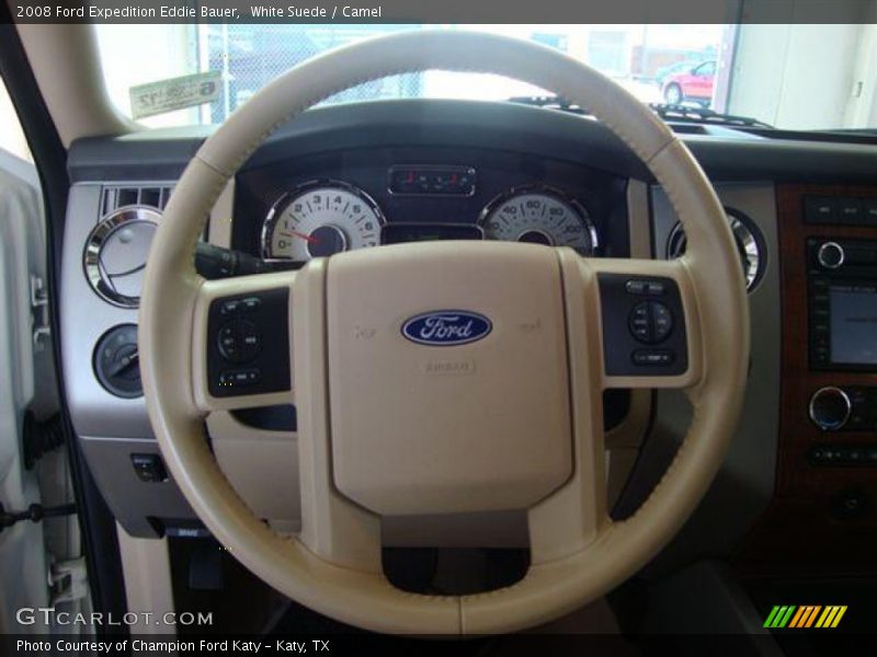 White Suede / Camel 2008 Ford Expedition Eddie Bauer