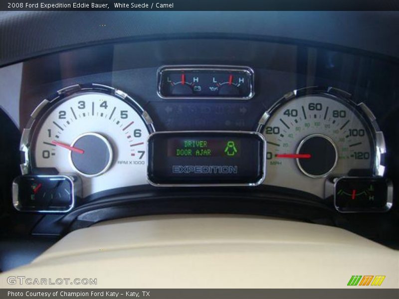 White Suede / Camel 2008 Ford Expedition Eddie Bauer
