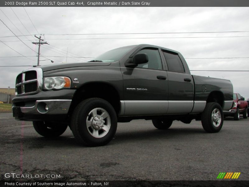 Graphite Metallic / Dark Slate Gray 2003 Dodge Ram 2500 SLT Quad Cab 4x4
