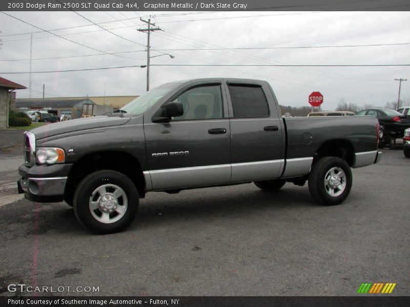 Graphite Metallic / Dark Slate Gray 2003 Dodge Ram 2500 SLT Quad Cab 4x4