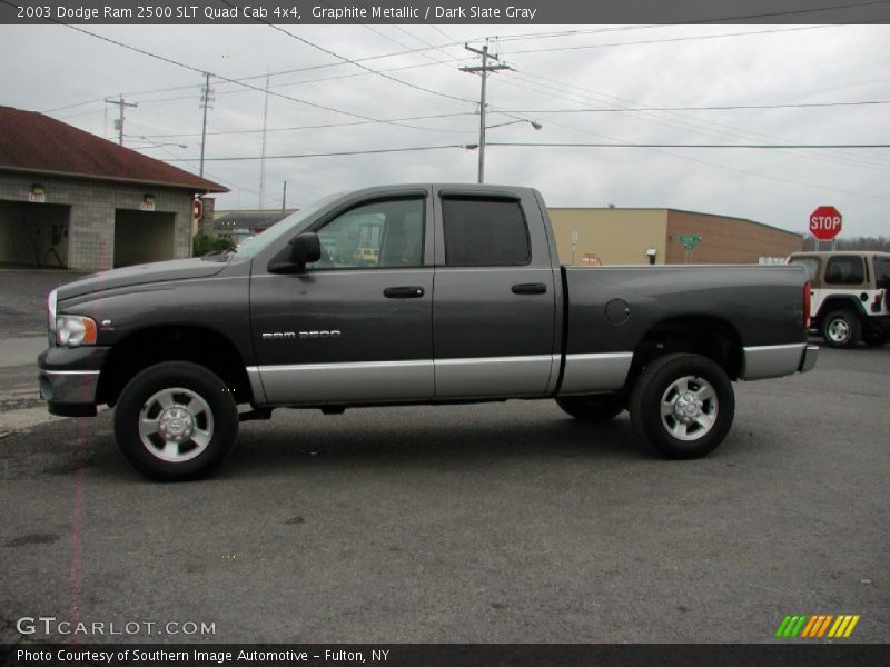 Graphite Metallic / Dark Slate Gray 2003 Dodge Ram 2500 SLT Quad Cab 4x4