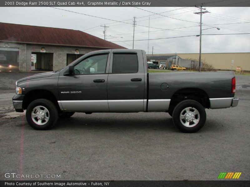 Graphite Metallic / Dark Slate Gray 2003 Dodge Ram 2500 SLT Quad Cab 4x4