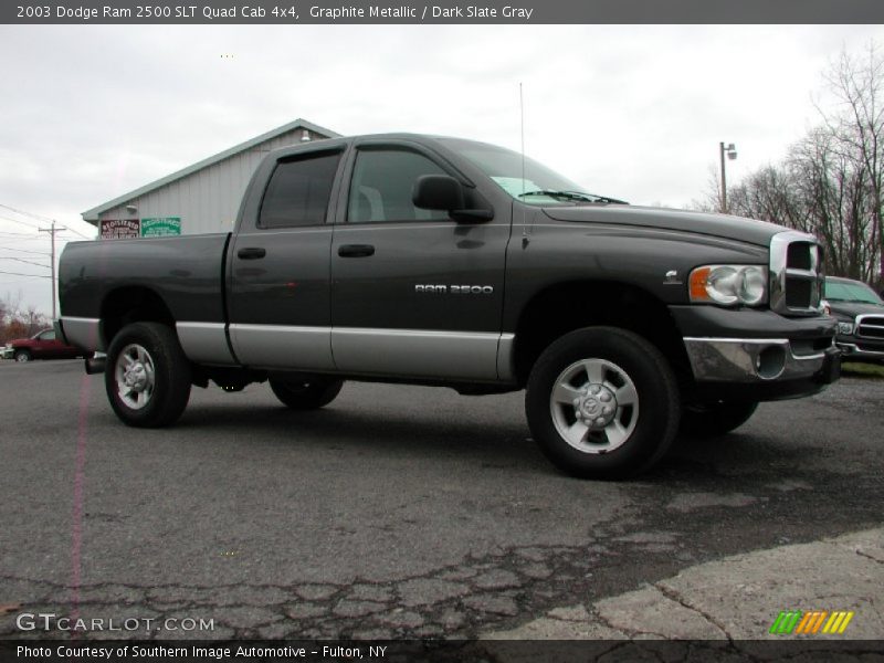 Graphite Metallic / Dark Slate Gray 2003 Dodge Ram 2500 SLT Quad Cab 4x4