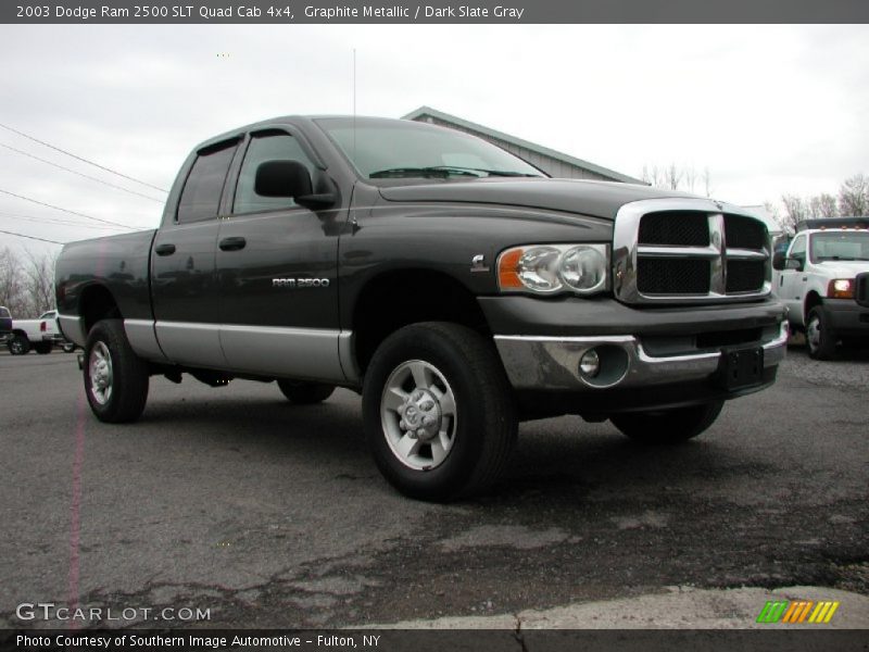 Graphite Metallic / Dark Slate Gray 2003 Dodge Ram 2500 SLT Quad Cab 4x4
