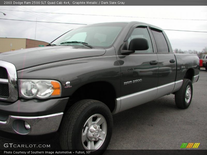 Graphite Metallic / Dark Slate Gray 2003 Dodge Ram 2500 SLT Quad Cab 4x4